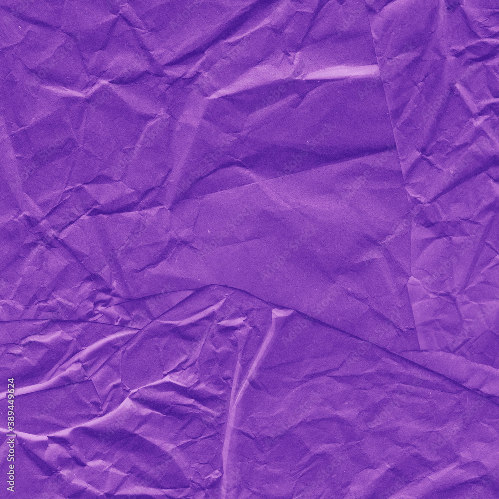 Fototapeta premium Violet vintage and old looking crumpled paper background. Retro cardboard texture. Grunge paper for drawing. Ancient book page. Present wrapping.