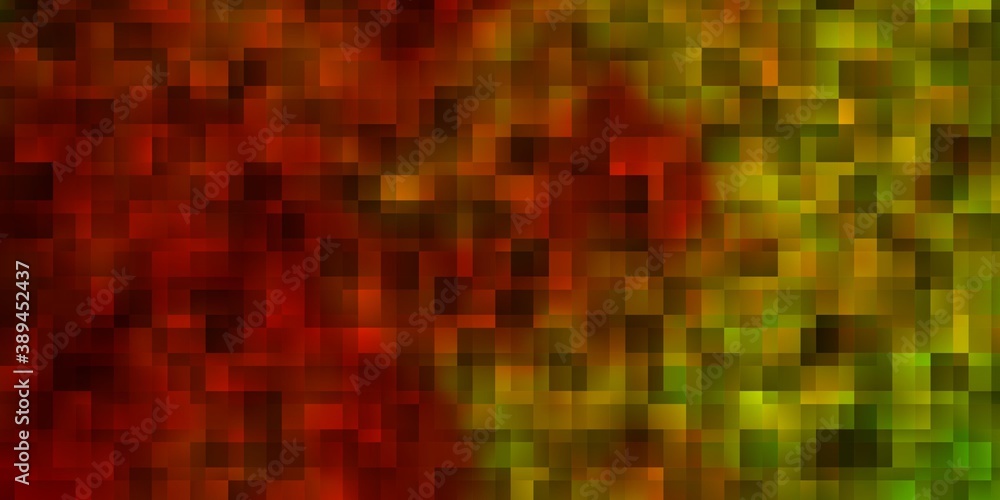 Light Green, Yellow vector texture in rectangular style. Light Green, Yellow vector texture in rectangular style.