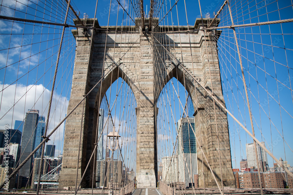 Fototapeta premium New York City, Brooklyn bridge
