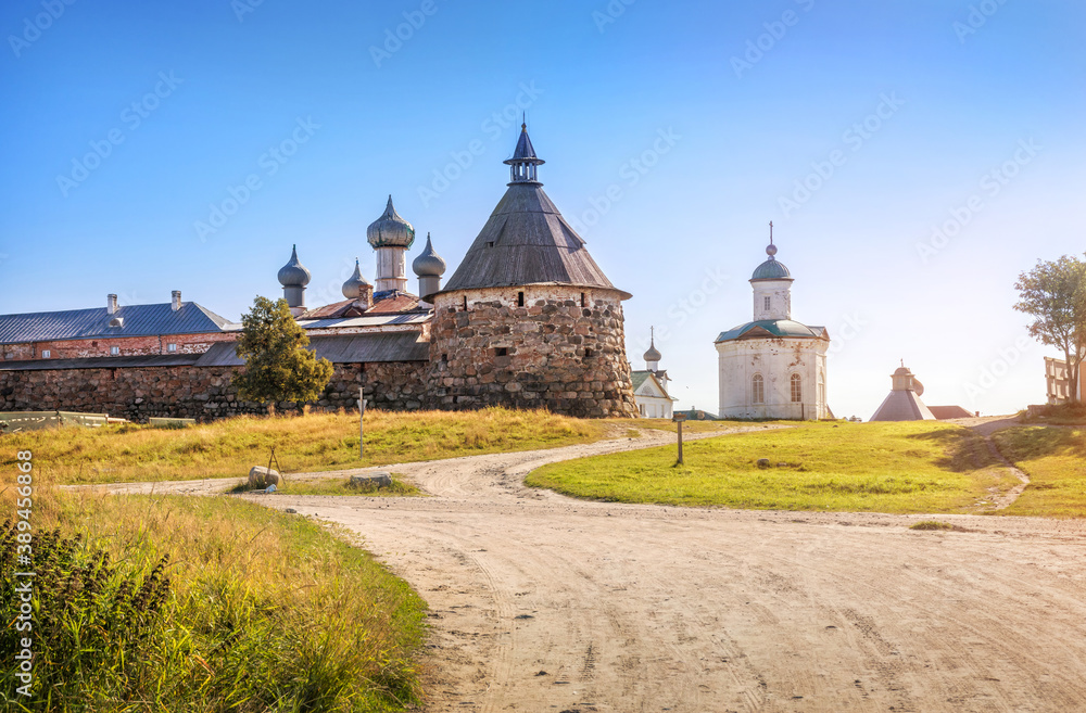 The Korozhnaya Tower of the Solovetsky Monastery