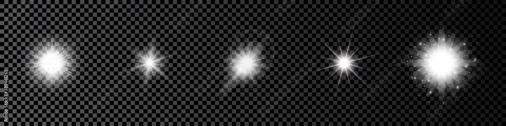 Light effect of lens flare Light effect of lens flare