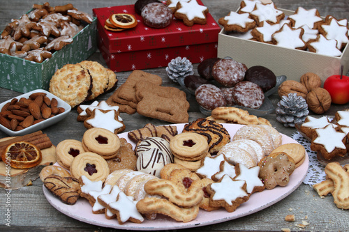 Картината върху платно Christmas cookies