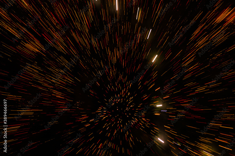 Motion abstract lines or particles on black background. candle light, fireworks Motion abstract lines or particles on black background. candle light, fireworks