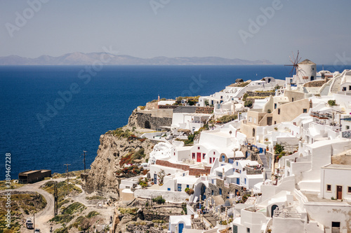 Landscape view in Santorini, Oia