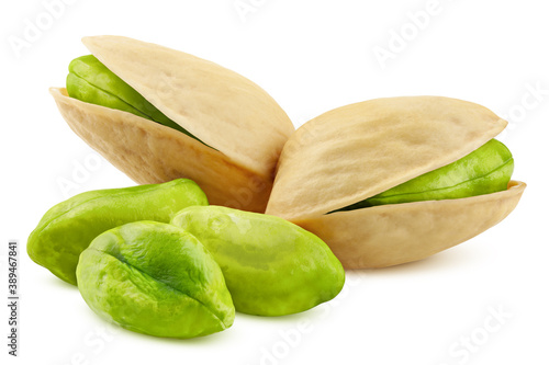 Wallpaper Mural pistachio isolated on white background, clipping path, full depth of field Torontodigital.ca