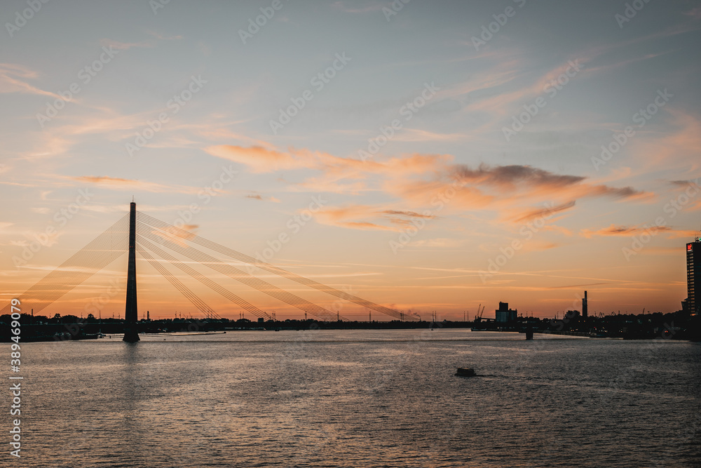 bridge over the river