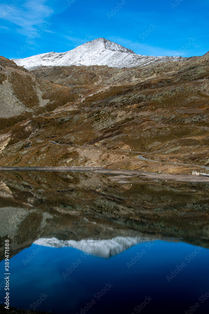 lake and blue sky