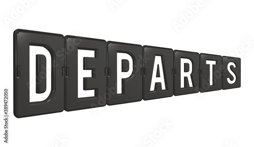 départs 3D aeroport