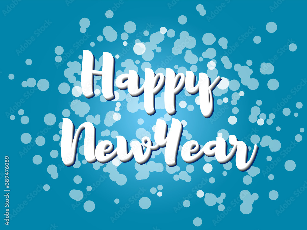 Happy New Year greeting card or postcard template with holiday decorations. Vector illustration in lineart style. Happy New Year greeting card or postcard template with holiday decorations. Vector illustration in lineart style.