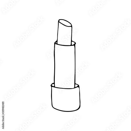 Doodle pomade illustration in vector. Hand drawn pomade illustration in vector. 