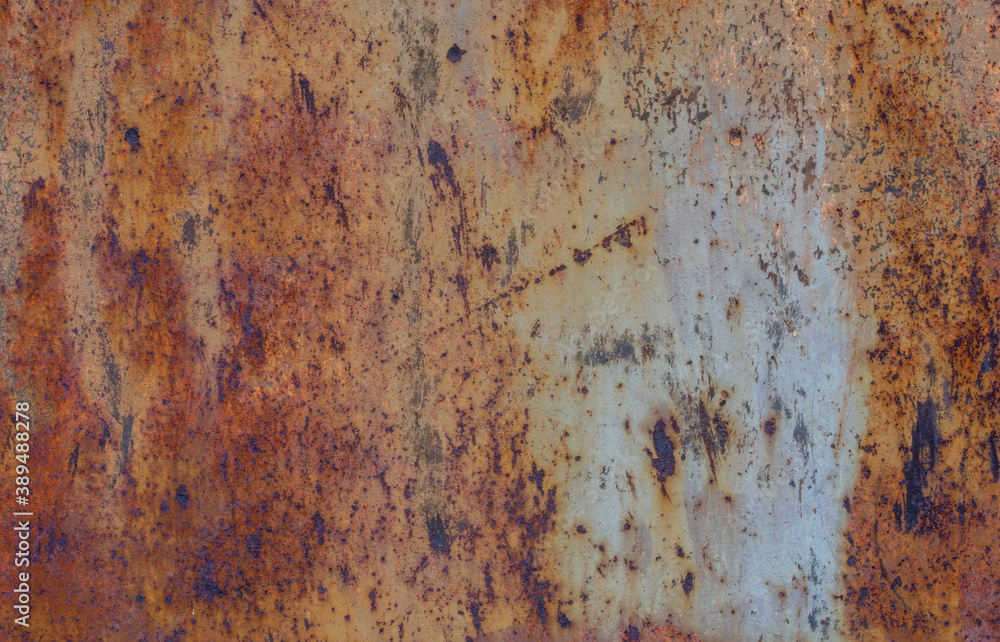 texture of rust on old grunge metal surface background