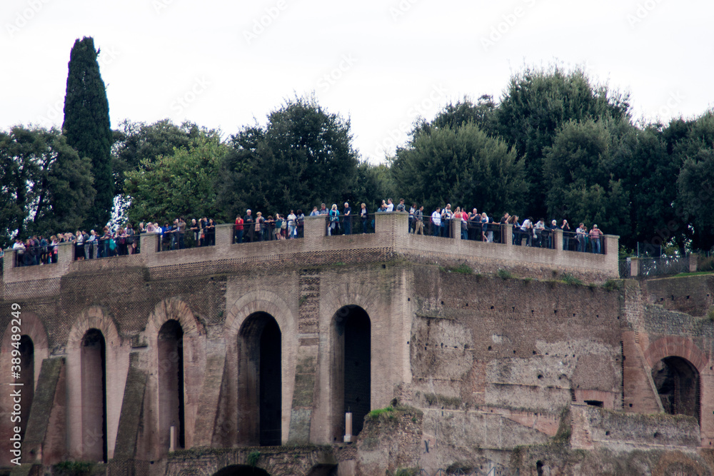 Fototapeta premium Monumento o Monument en la ciudad de Roma o Rome en el pais de Italia o Italy