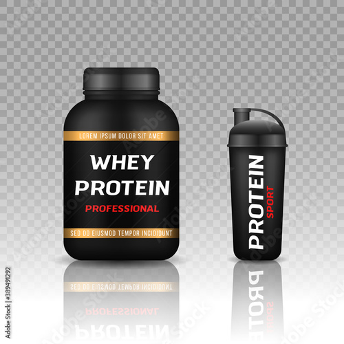 Sport bottle protein.