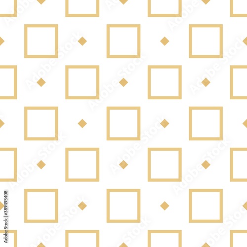 Golden and white  pattern with simple geometric ornate for brand, product, gift or card background © AnaMaria