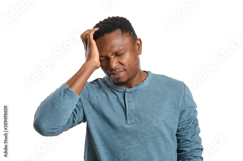 Stressed African-American m...