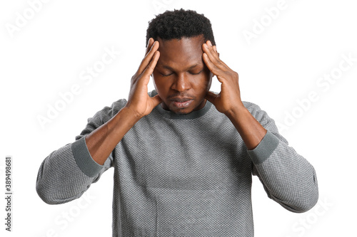 Stressed African-American m...