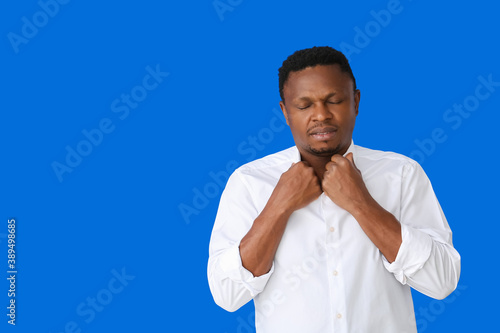 Stressed African-American m...