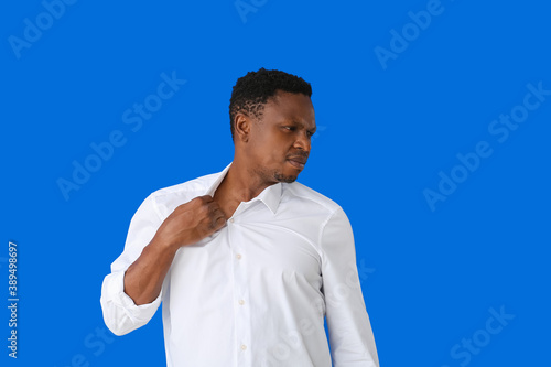 Stressed African-American m...