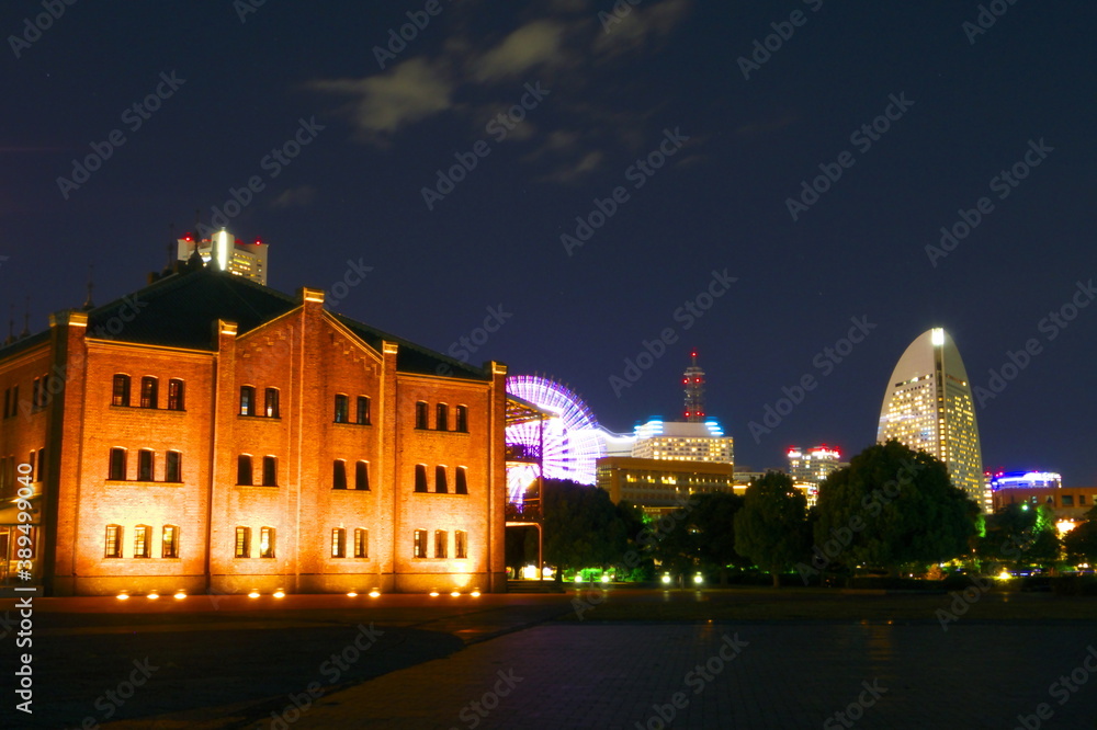 赤レンガ倉庫　横浜の夜景