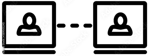 Video chat icon