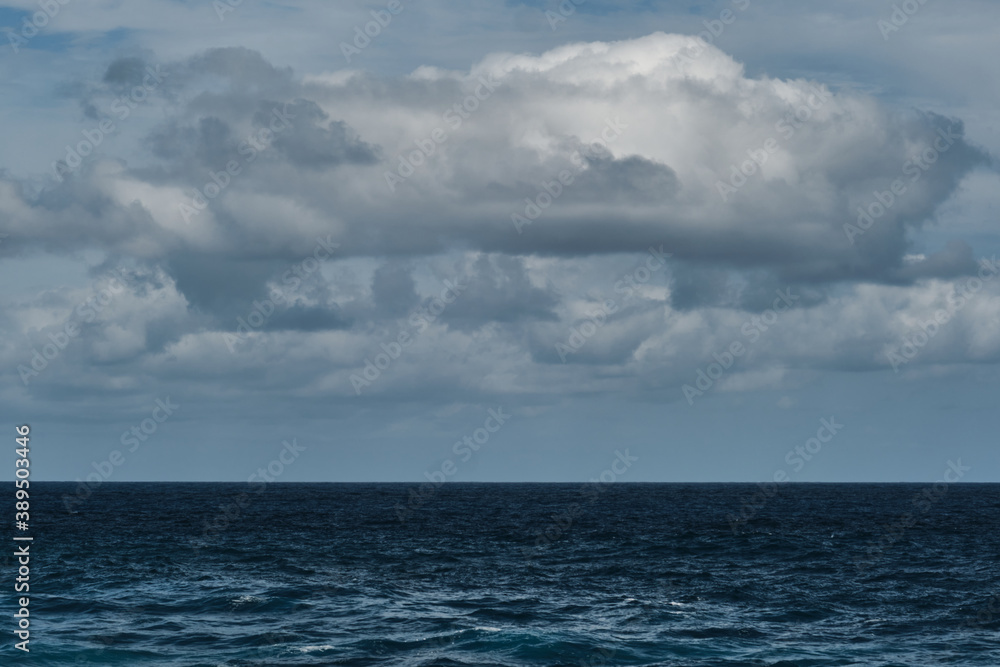 Clouds in blue sky