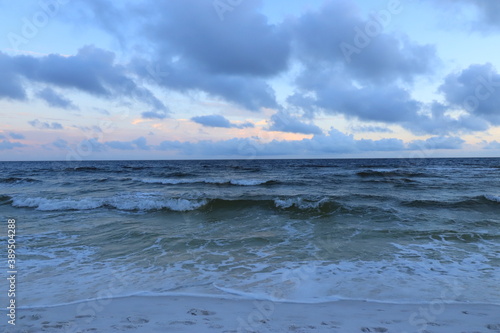 Fototapeta Naklejka Na Ścianę i Meble -  Clouds over the ocean as seen from the Gulf Coast of the Gulf of Mexico