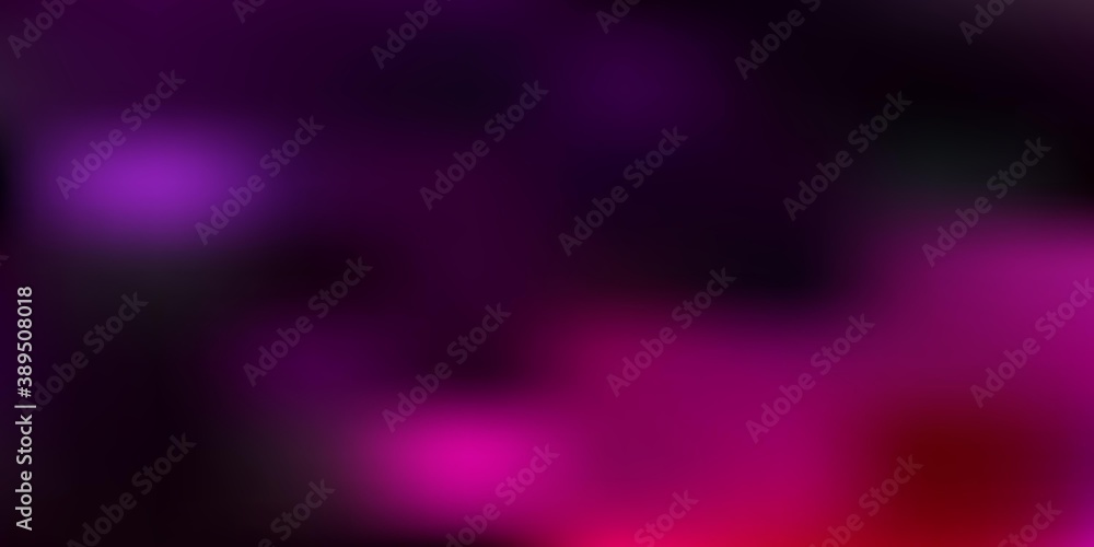 Dark purple, pink vector blurred template. Dark purple, pink vector blurred template.