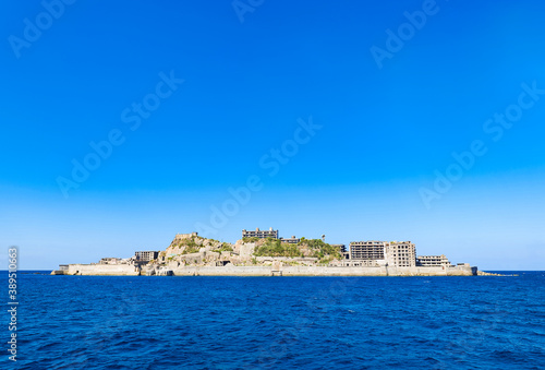 世界遺産 軍艦島 全景