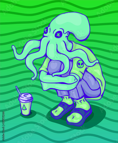 Pulpo de chill
