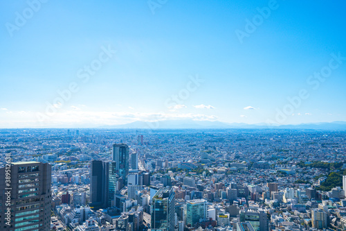 【渋谷スカイより】東京都、都市景観/世田谷区の街並み