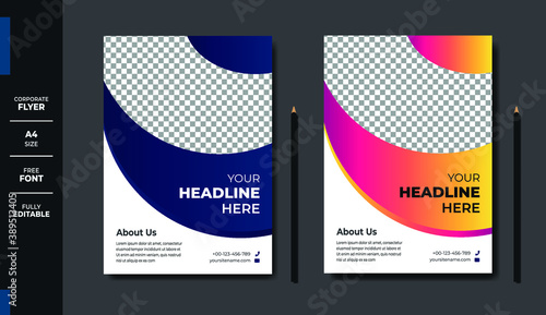 Modern Business Flyer Template Design