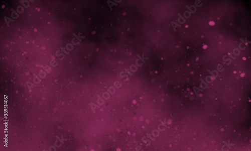 Hot Pink color smoke on black background © Dompet Masa Depan