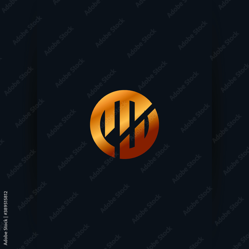 Minimal Letter MW Logo Design, Outstanding Professional Elegant Trendy Awesome Artistic  and Based Alphabet Iconic NJ monogram Logo Design