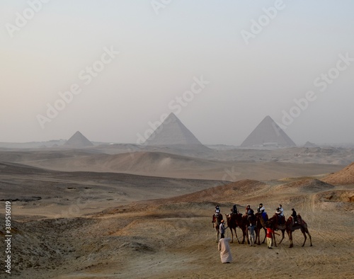 Travel Egypt and  see the pyramids 