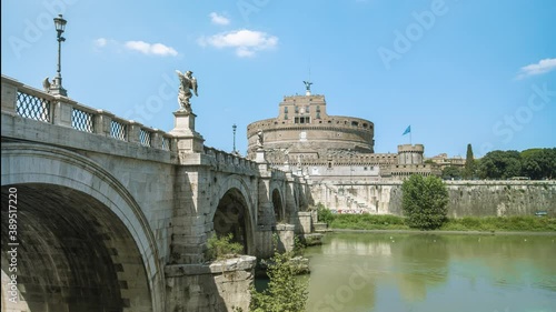 Castel Sant'Angelo in downtown Rome, Italy
