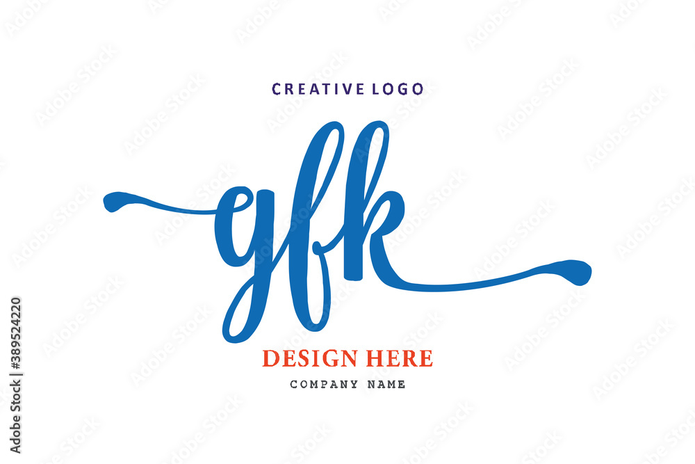 GFK lettering logo is simple, easy to understand and authoritative GFK lettering logo is simple, easy to understand and authoritative