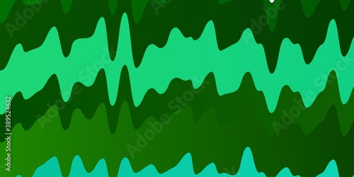 Light Green vector pattern with lines.