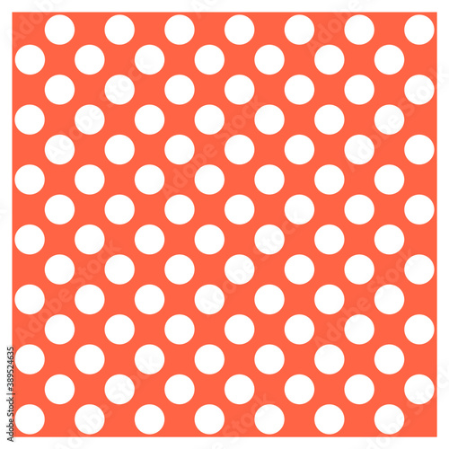 Seamless pattern of  polka dots