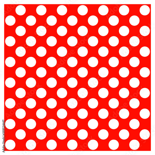 Seamless pattern of  polka dots