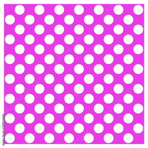 Seamless pattern of  polka dots