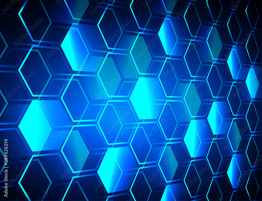 blue hexagon abstract pattern blue hexagon abstract pattern
