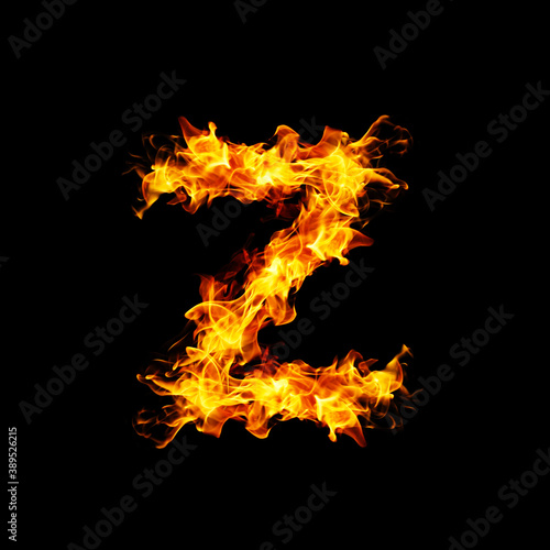 Fire letter Z.