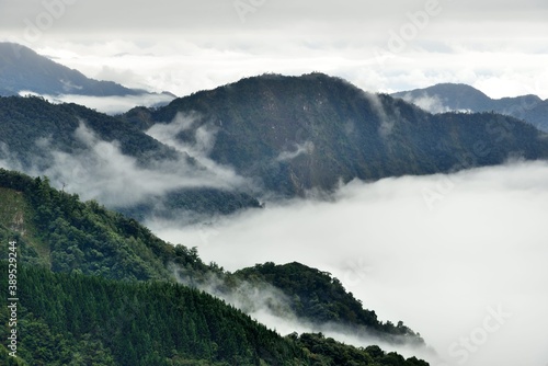 Mountain landscape-Mountain View Resort in the Taichung County,Taiwan.