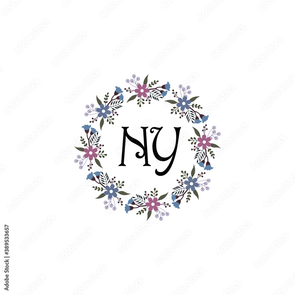 Initial NY Handwriting, Wedding Monogram Logo Design, Modern Minimalistic and Floral templates for Invitation cards
Initial NY Handwriting, Wedding Monogram Logo Design, Modern Minimalistic and Floral templates for Invitation cards