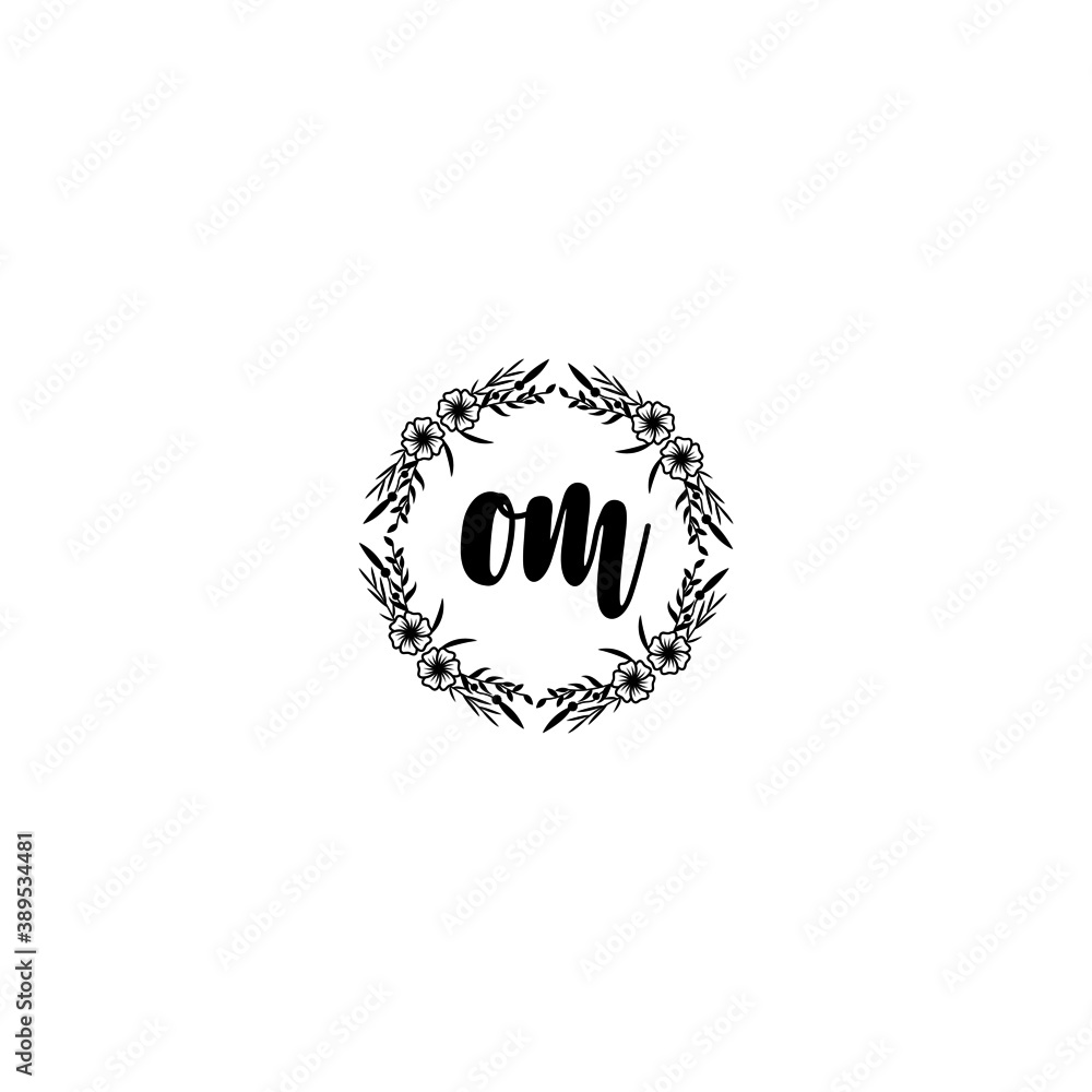 Initial OM Handwriting, Wedding Monogram Logo Design, Modern Minimalistic and Floral templates for Invitation cards
Initial OM Handwriting, Wedding Monogram Logo Design, Modern Minimalistic and Floral templates for Invitation cards