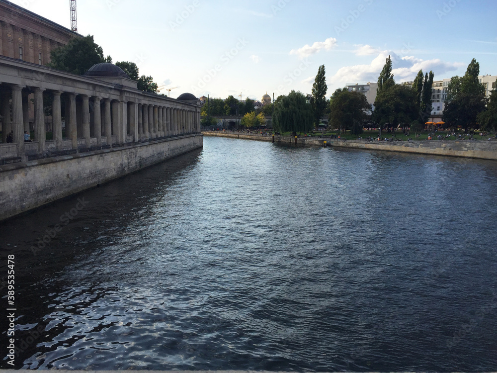Spree River at Berlin Germany