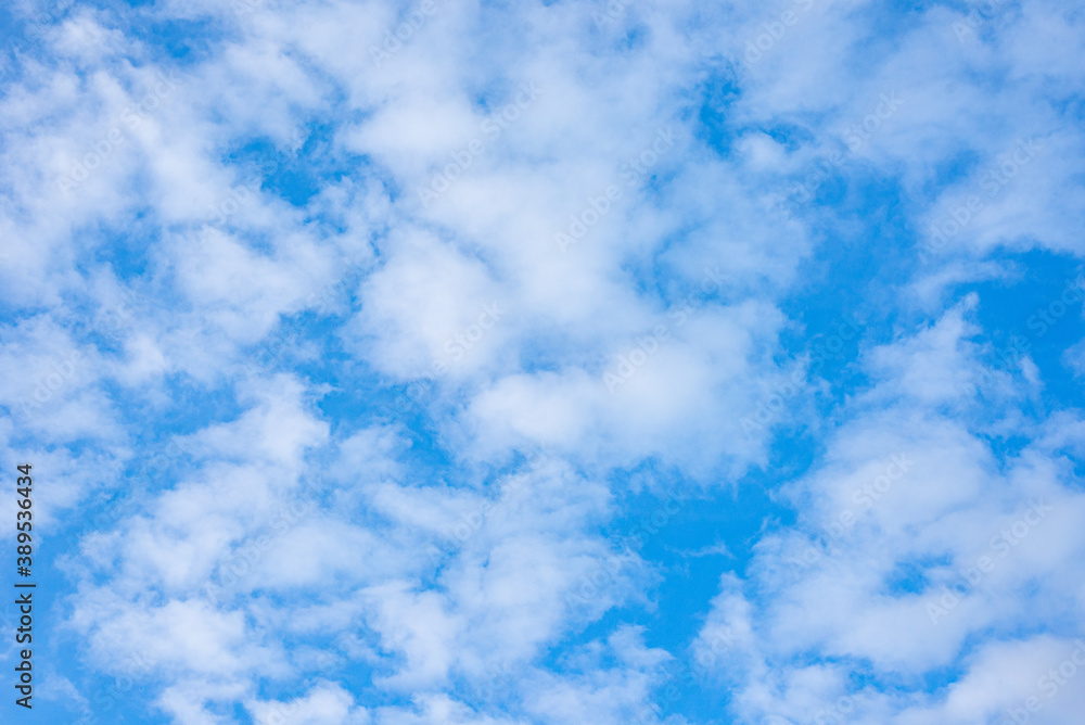 blue sky and clouds