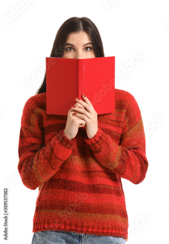 Beautiful young woman with ...