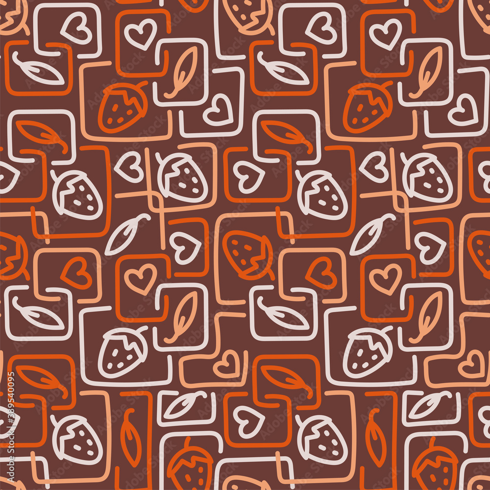 Trendy fashion vector seamless pattern for shirt, panties, tank top or swimsuit, underwear, bedding, blanket or pillow. Outline sketch background. Doodle textile Trendy fashion vector seamless pattern for shirt, panties, tank top or swimsuit, underwear, bedding, blanket or pillow. Outline sketch background. Doodle textile
