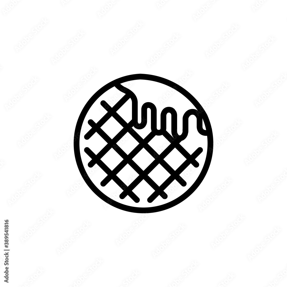 waffle icon design vector template waffle icon design vector template